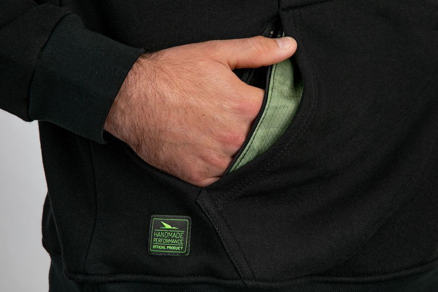 Худі чоловіча преміум чорно-зелена mps_black_green_m фото